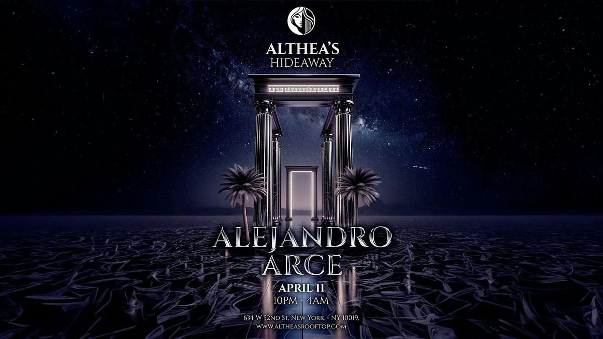 Alejandro Arce at Althea’s Hideaway Lounge, Nightclub & Rooftop, New ...