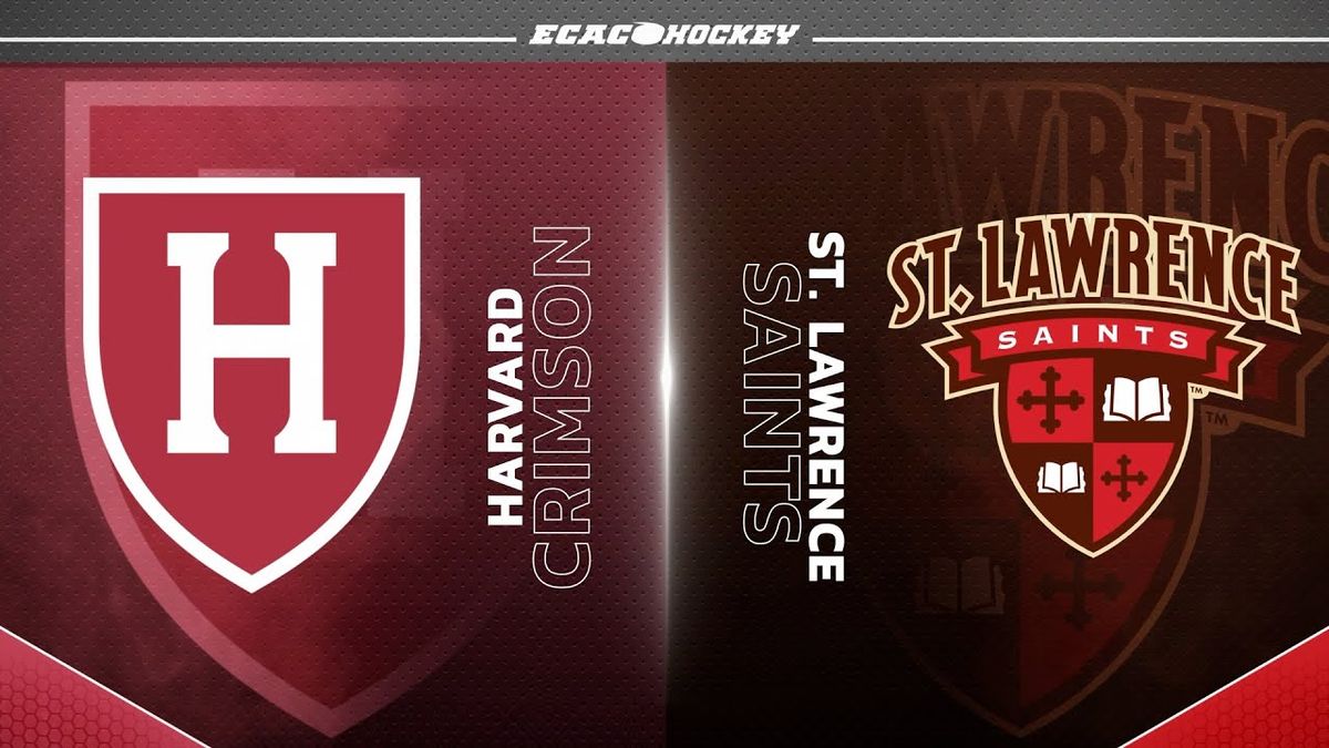 St. Lawrence Saints at Harvard Crimson Womens Hockey