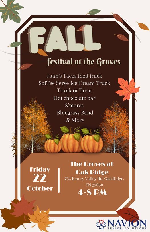 Fall Festival 734 Emory Valley Rd Oak Ridge Tn 37830 7016 United States October 22 2021