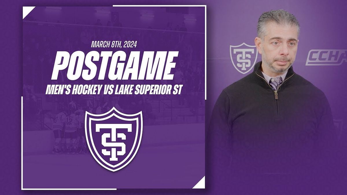 St. Thomas Tommies at Lake Superior State Lakers Mens Hockey at Taffy Abel Ice Arena