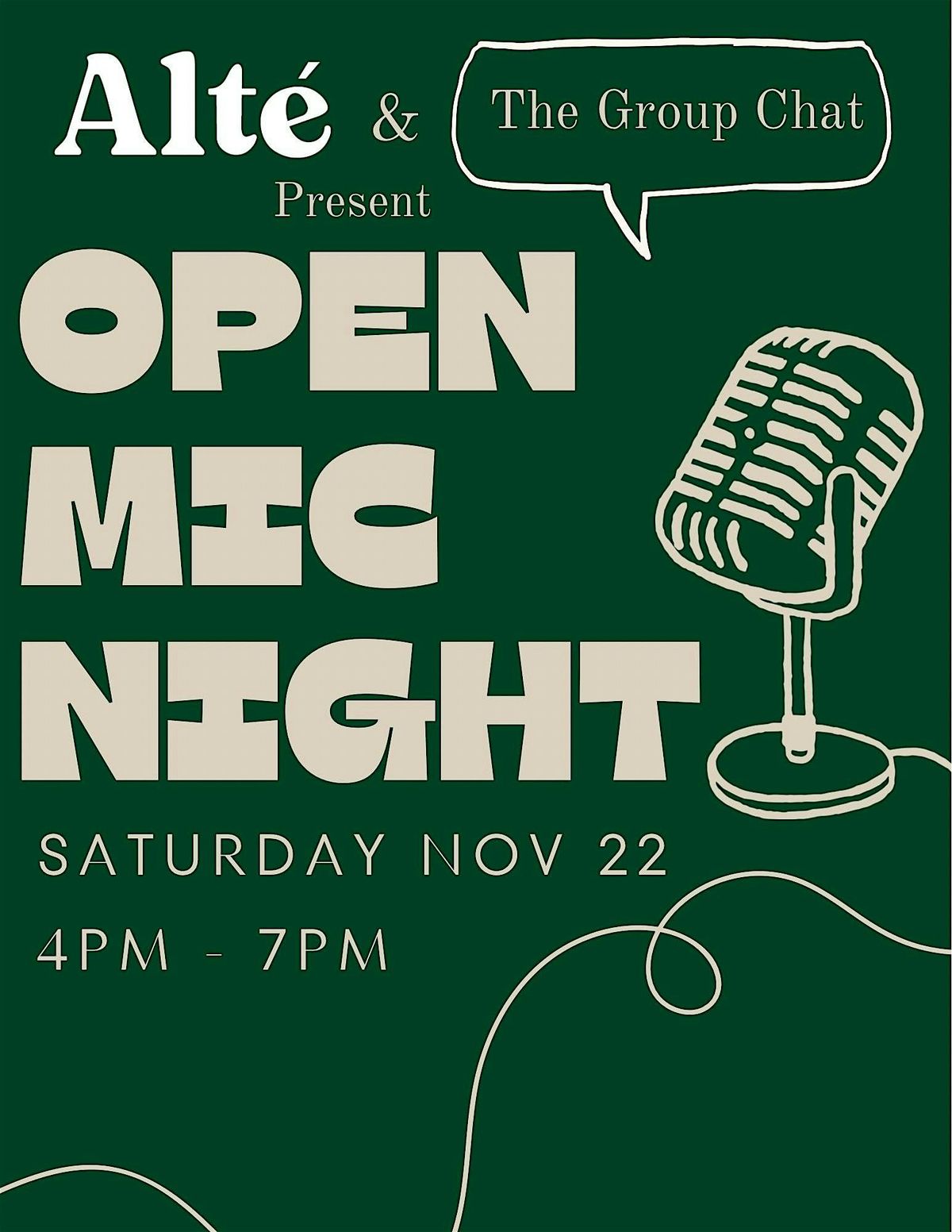 Open Mic Night