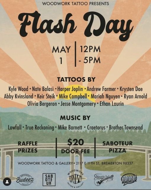 Flash Tattoo Show @ Woodwork Tattoo