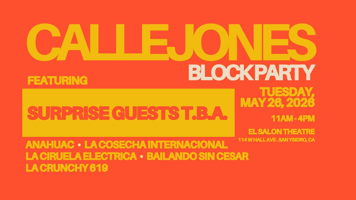 CALLEJONES BLOCK PARTY - Exclusive LIVE Taping at El Salon Theatre