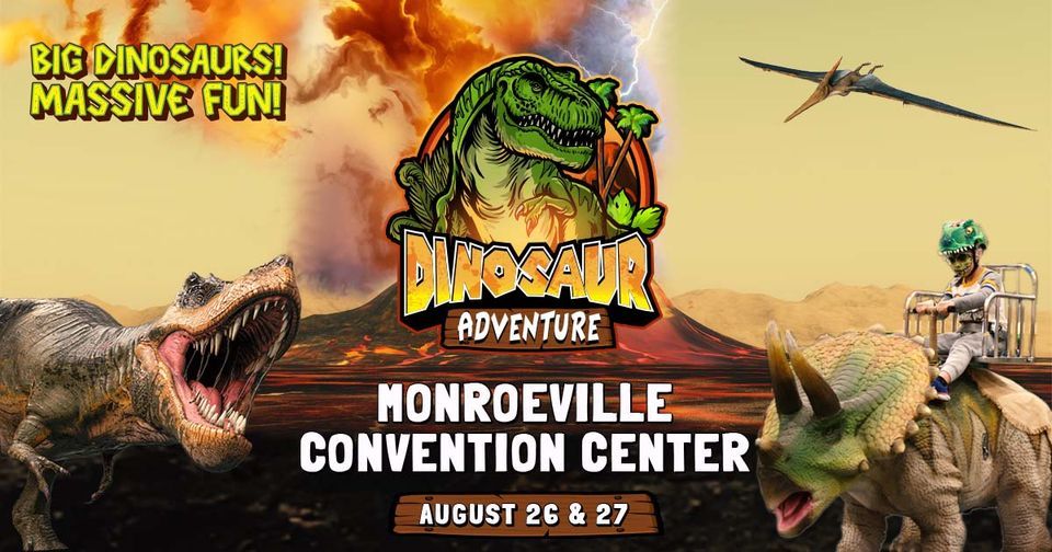 Dinosaur Adventure Pittsburgh Monroeville Convention Center August