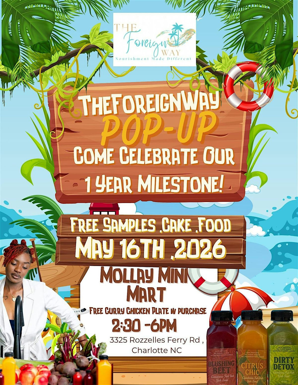 TheForeignWay 1Yr Anniversary Give-Back Event