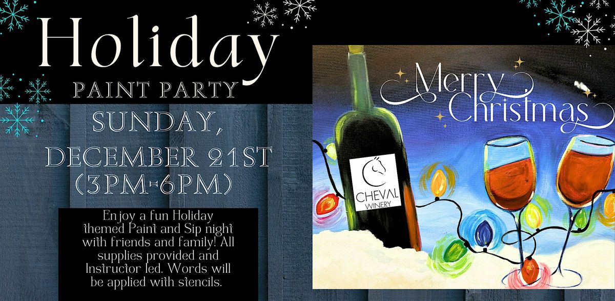 Jingle Juice - Holiday Paint and Sip Night