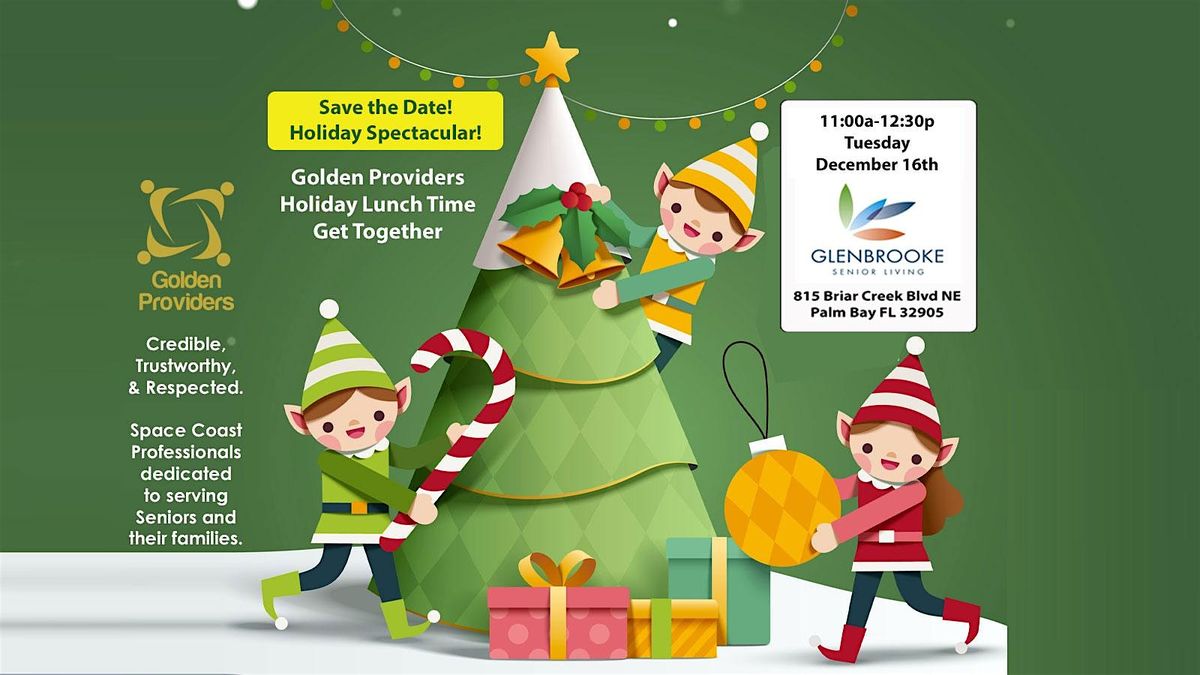 Golden Providers Lunch! Holiday Lunch Time