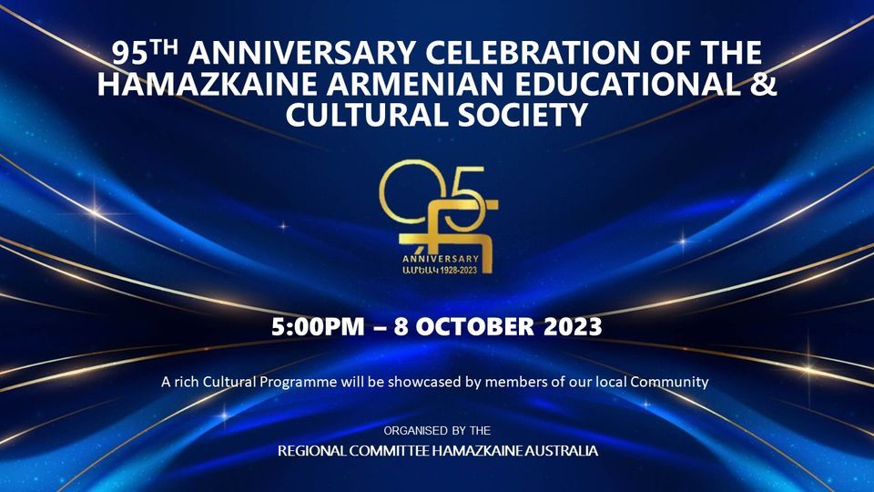 Hamazkaine 95th Anniversary | The Concourse, Sydney