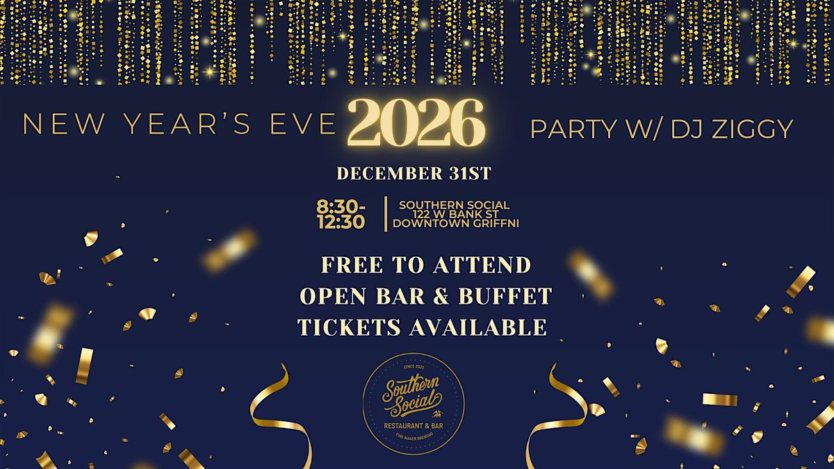 New Year's Eve Open Bar with DJ Ziggy