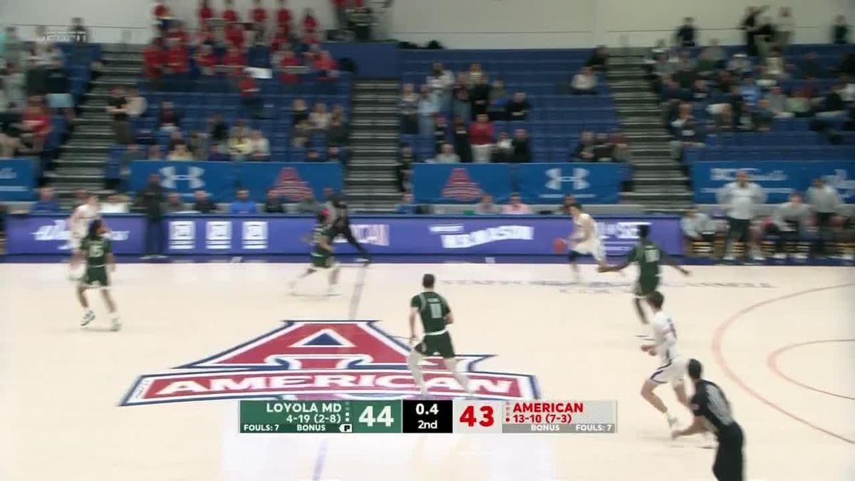 Loyola Maryland Greyhounds at American University Eagles Basketball at Bender Arena