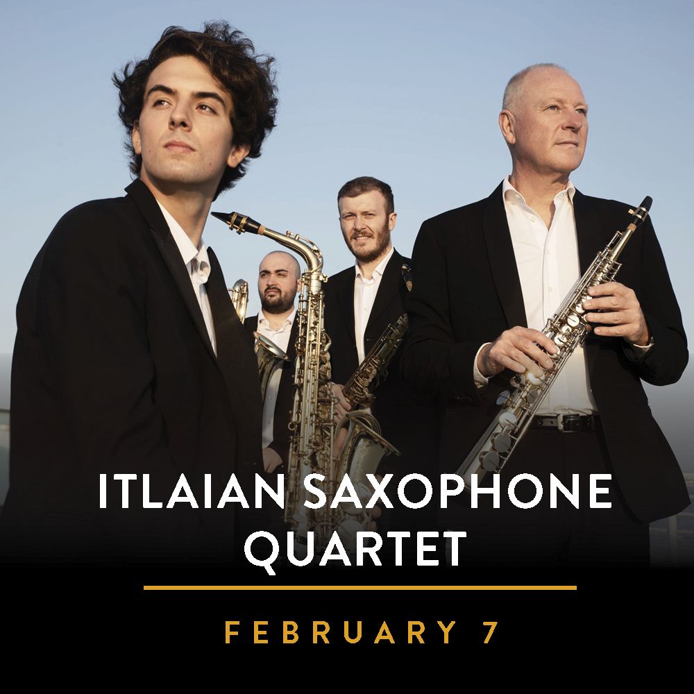 Italian Saxophone Quartet at Newberry Opera House