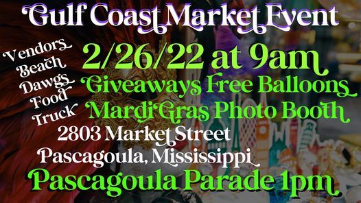 Gulf Coast Parade Schedule 2022 2/26: Mardi Gras Parade @ Gulf Coast Market (Pascagoula Ms) 2803 Market  Street | Gulf Coast Market Pascagoula | February 26, 2022