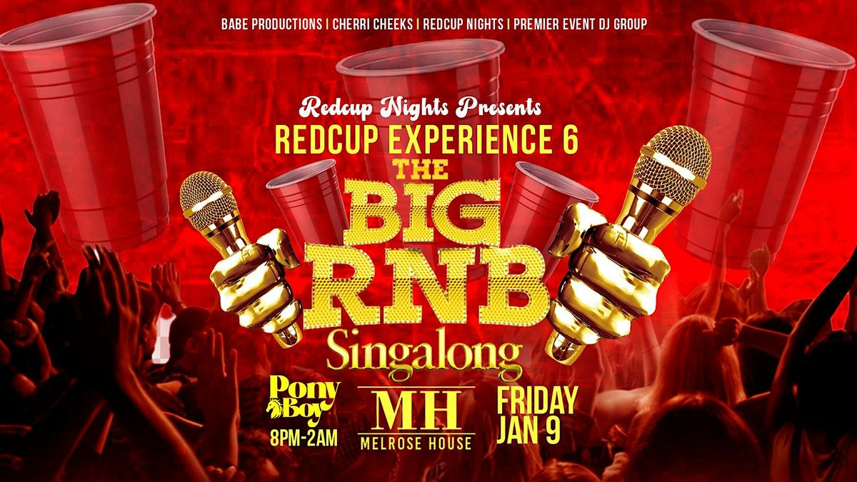 Big R&b RedCup Experience #6 - The BIG RNB Singalong Dance Party at the melrose ...