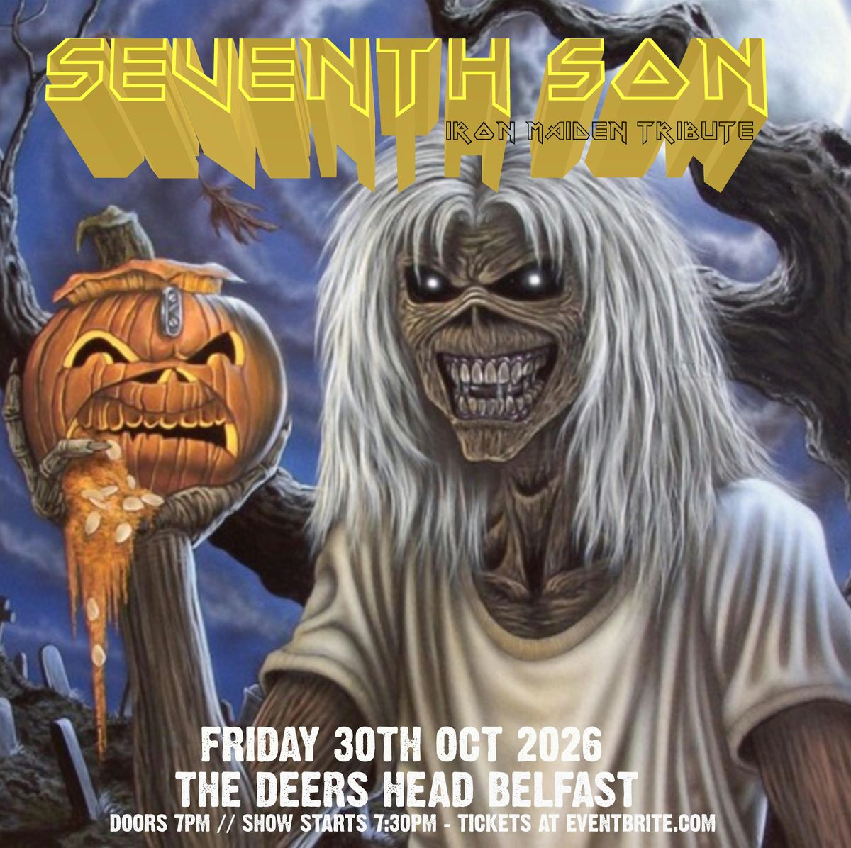 Seventhson.- Iron Maiden Tribute at The Deers Head Belfast 30\/10\/26
