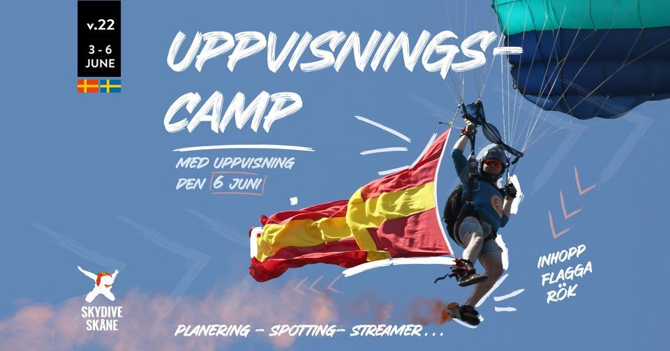 Uppvisnings Camp Skydive Skane Bjarsjolagard Sn June 3 To June 6