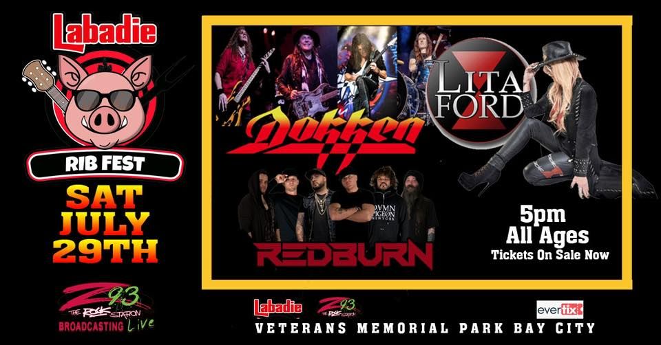 LITA FORD, DOKKEN & REDBURN