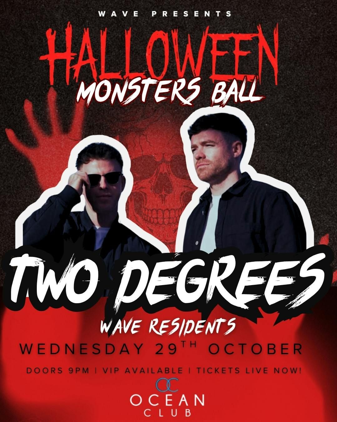 WAVE PRES. HALLOWEEN BALL WITH TWO DEGREES \u203c\ufe0f