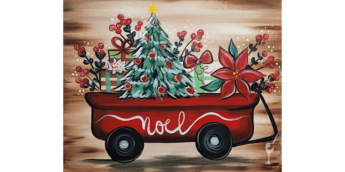 Wagon Full of Cheer - Paint and Sip in Austin | Classpop!\u2122
