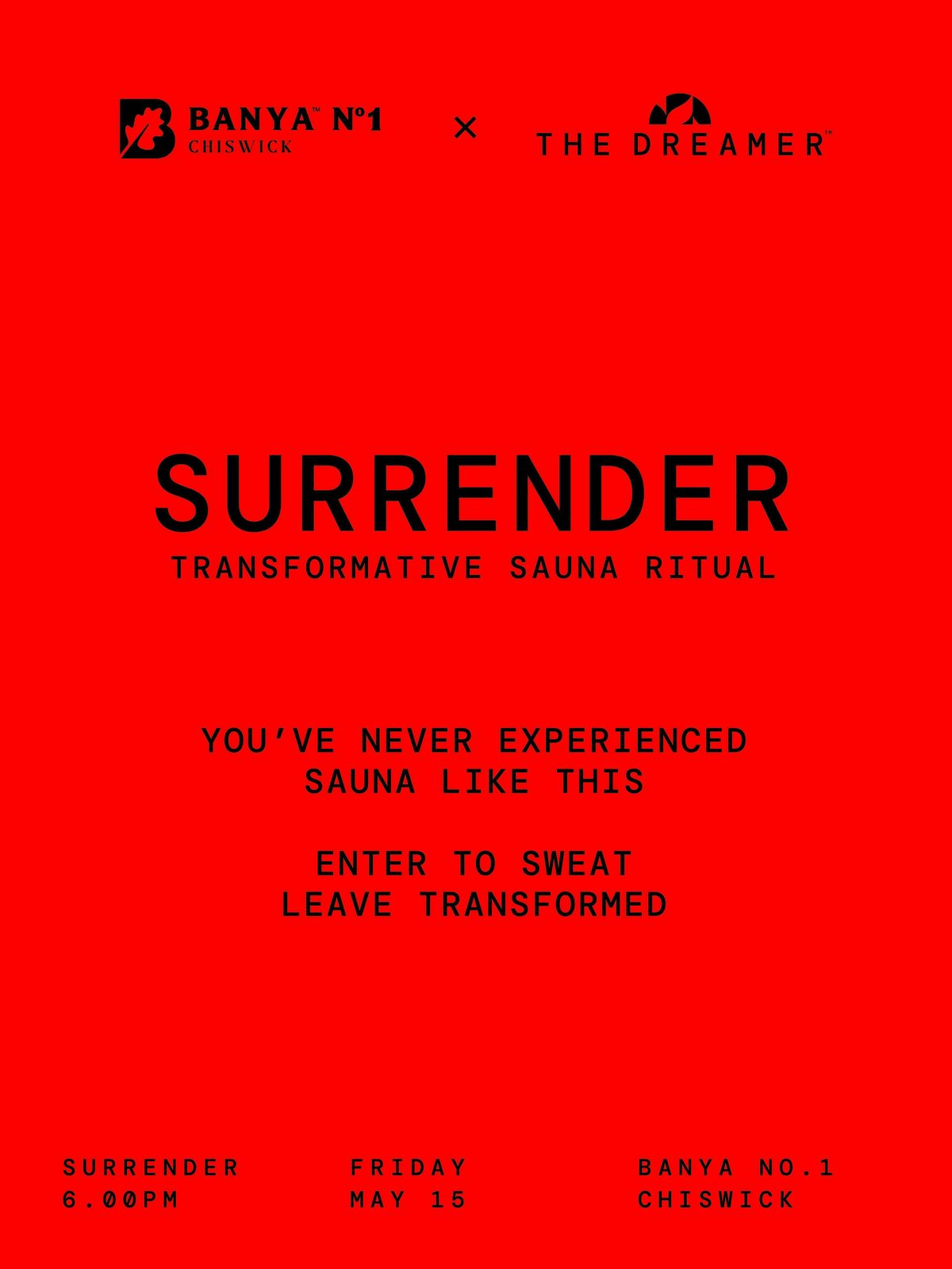 SURRENDER: Transformative Sauna Experience