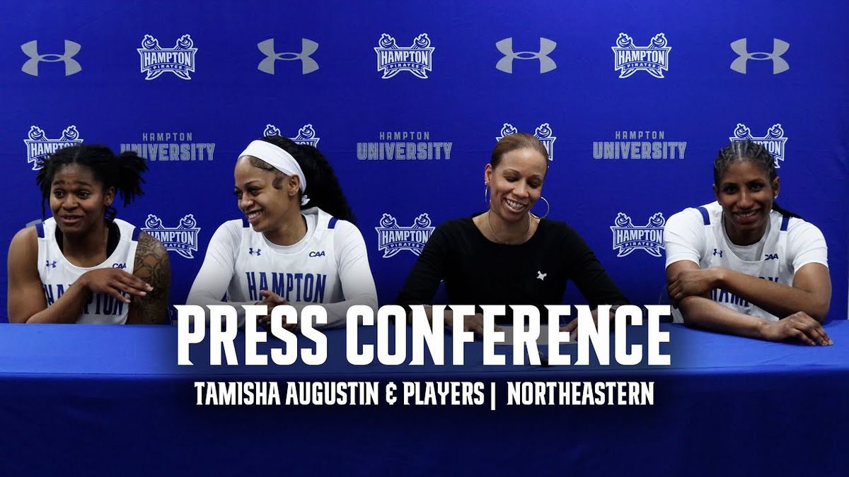 Hampton Pirates at Northeastern Huskies Womens Basketball