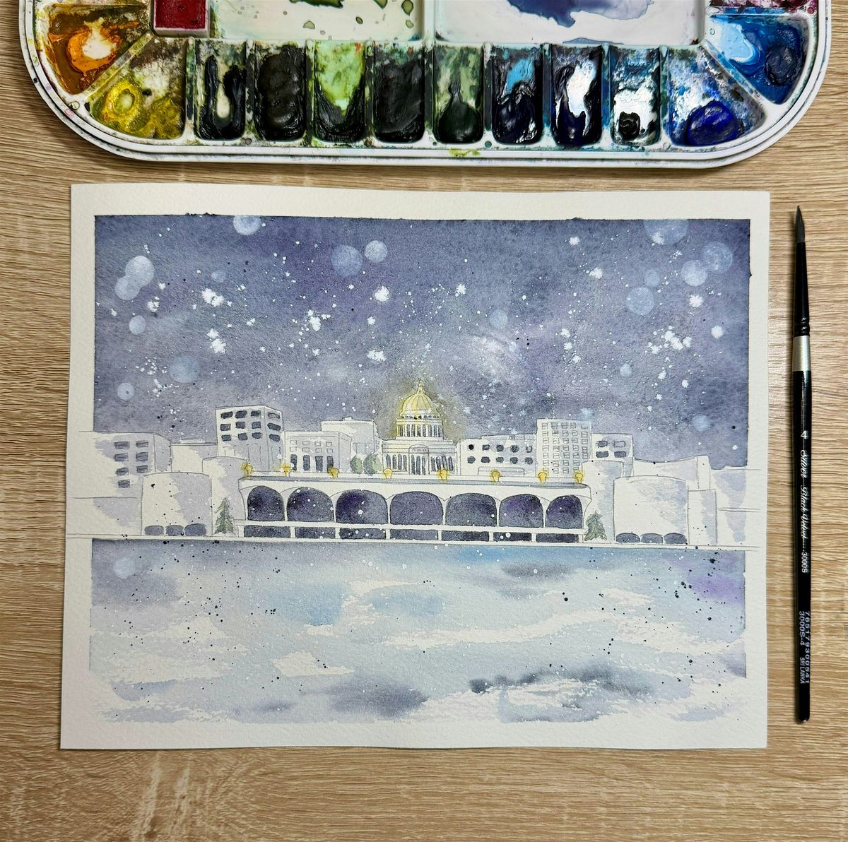 Brushes by the Lake: A Monona Terrace Sip and Paint Experience