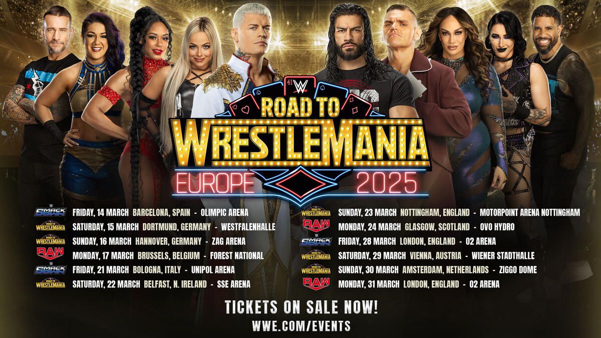 WWE Road to Wrestlemania at United Supermarkets Arena