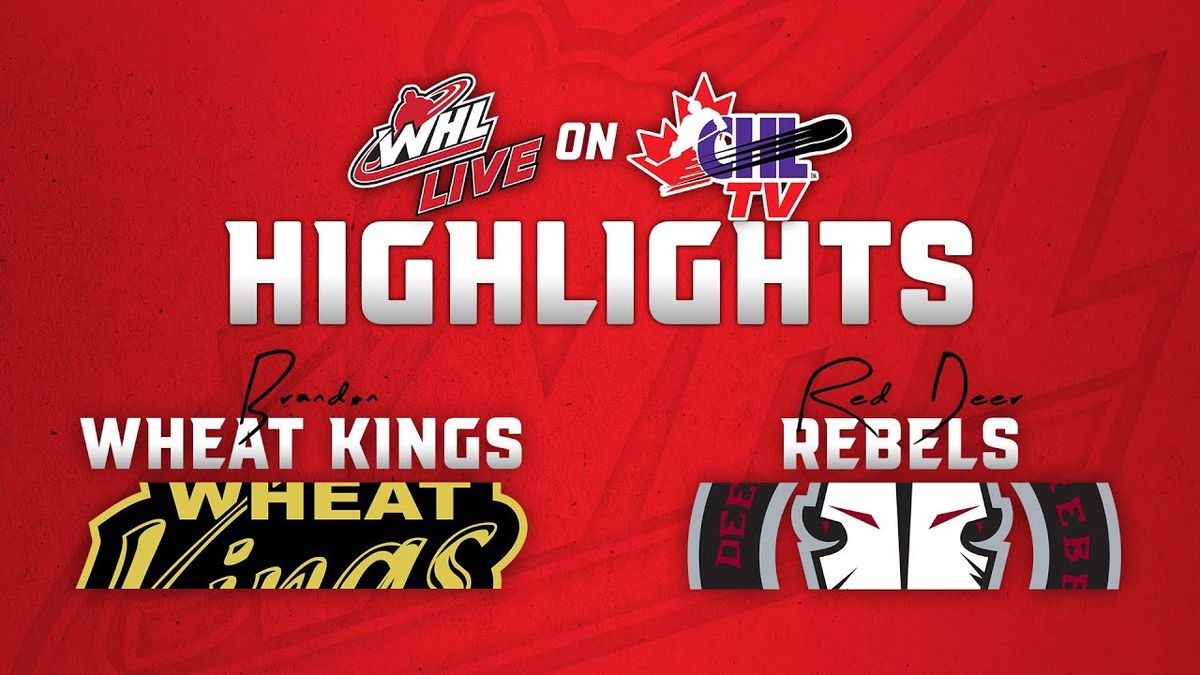 Red Deer Rebels at Brandon Wheat Kings