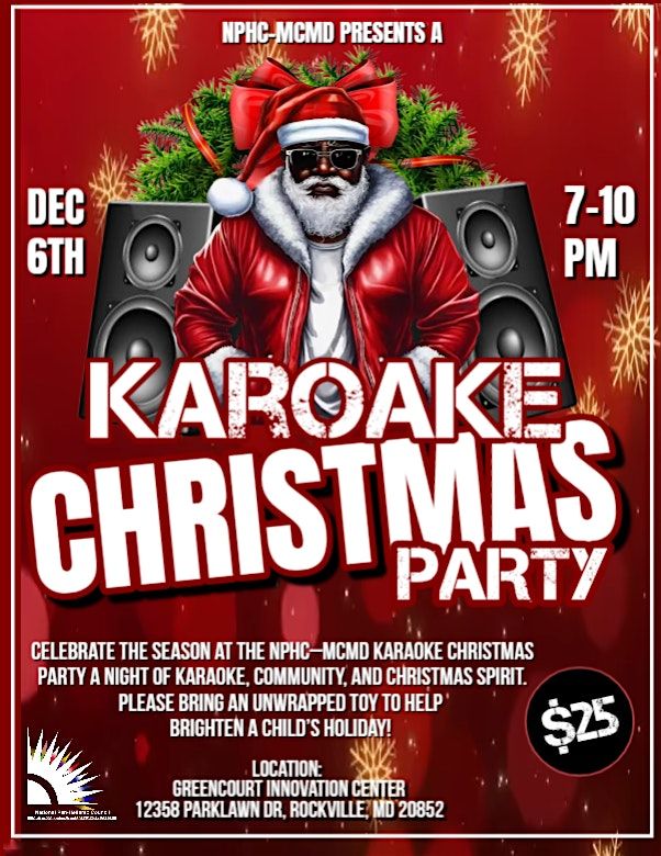 NPHC-MCMD Karaoke Christmas Party