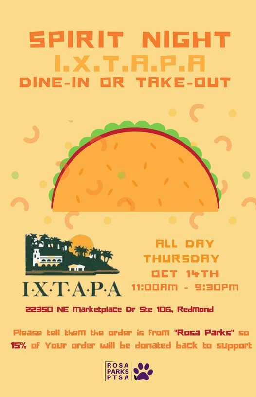 School Spirit Night at Ixtapa