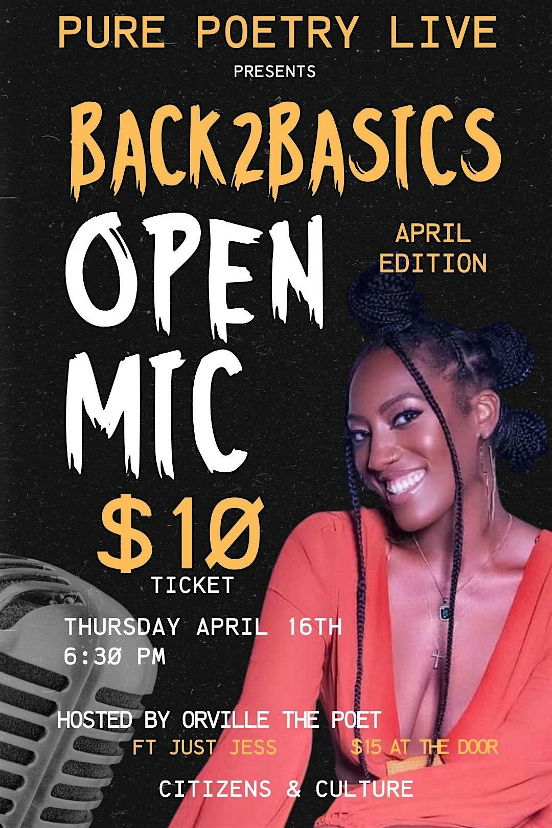 Pure Poetry Live presents 