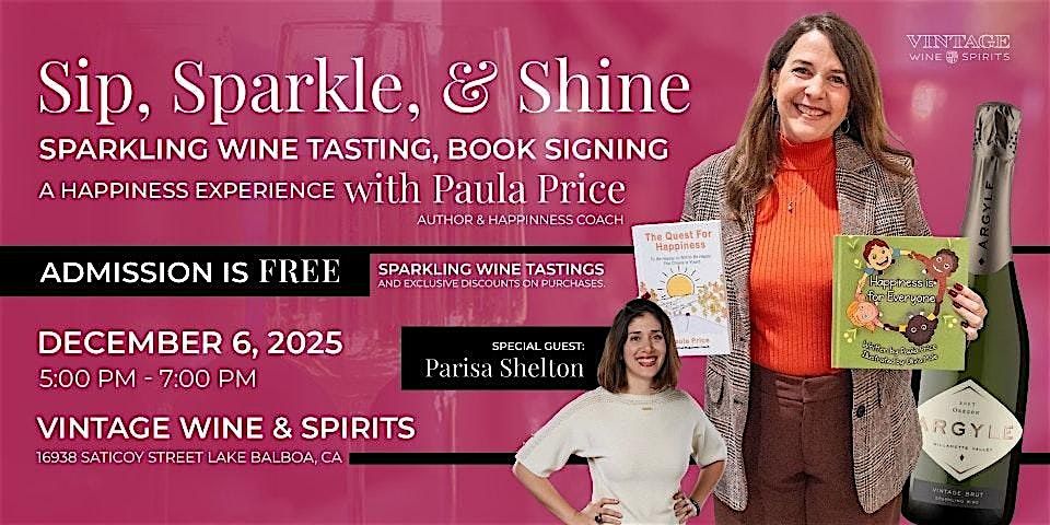 Author  Paula Price Book Signing and Special Guest Parisa Shelton