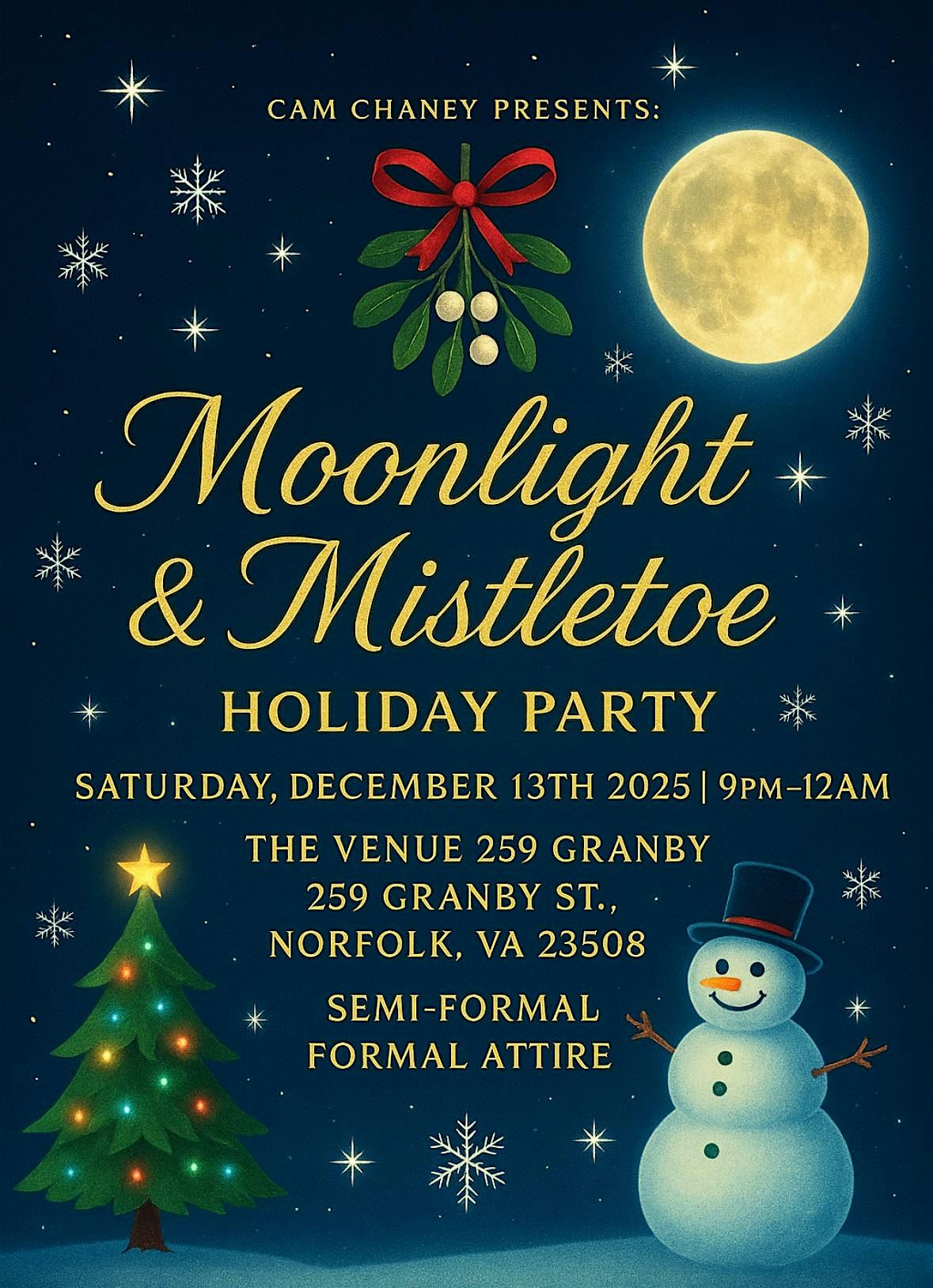 Cam Chaney Presents: Moonlight & Mistletoe