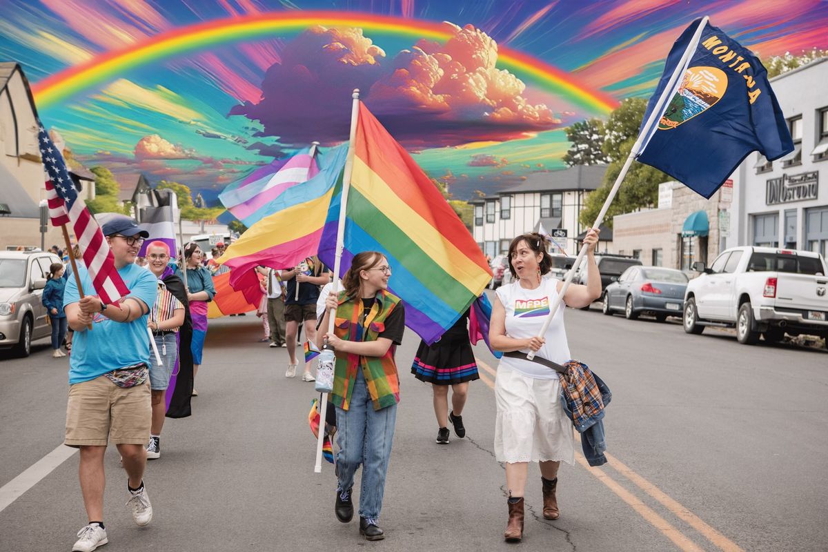 Montana Pride Parade 2024 Last Chance Gulch, Helena, MT August 3, 2024