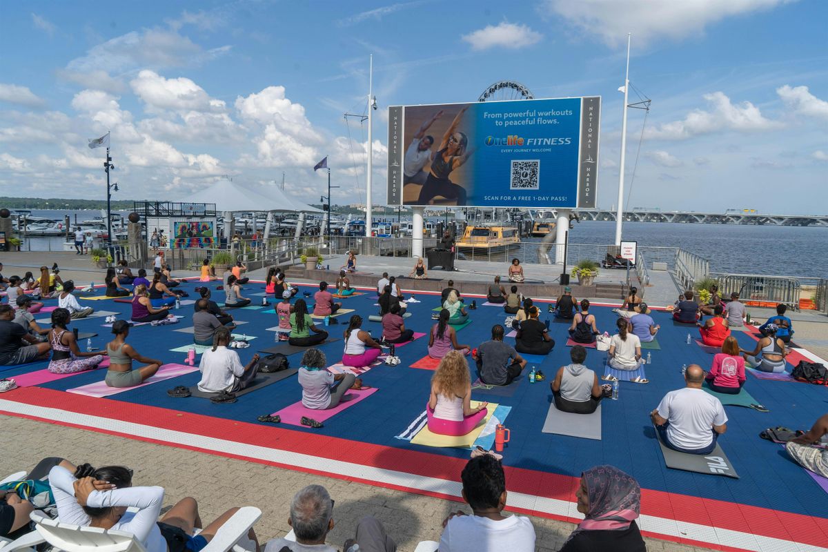 FREE Yoga at National Harbor
