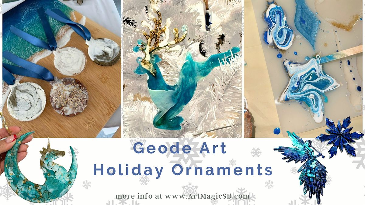 Holiday Geode Creations: Craft Your Own Sparkling Ornaments | Oceanside