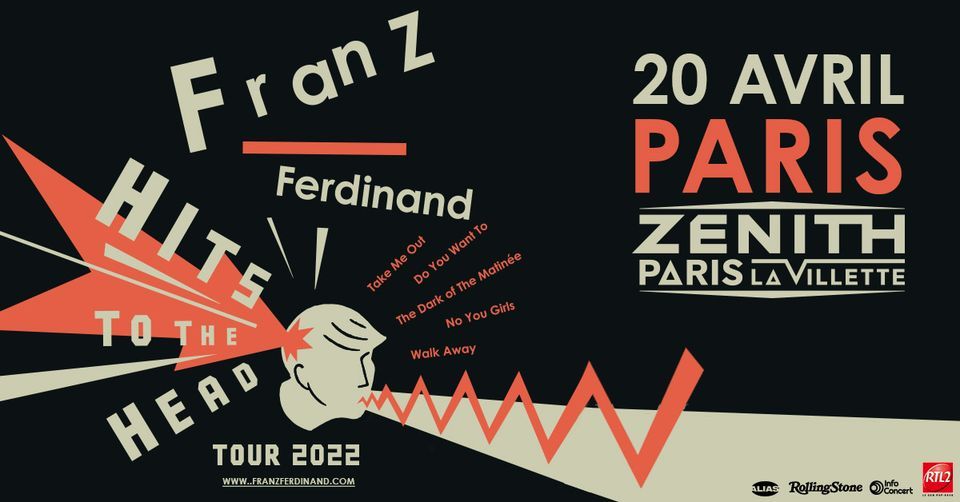 FRANZ FERDINAND + Pip Blom \u2022 Z\u00e9nith Paris - La Villette \u2022 20 avril 2022