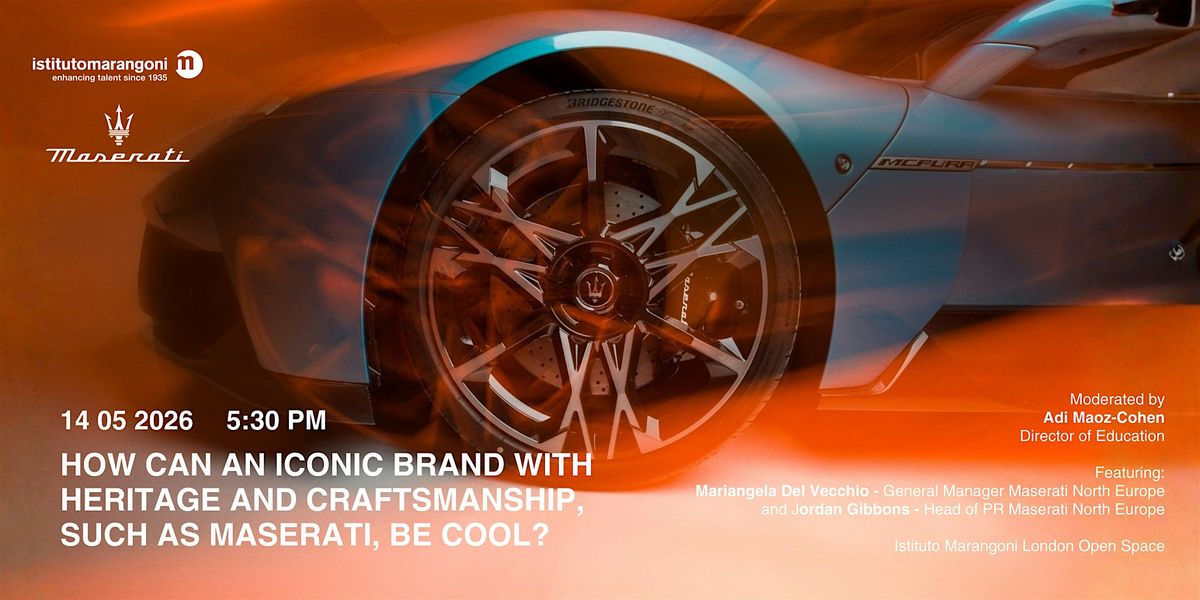 How can an iconic brand with heritage, craftsmanship as Maserati, be cool?