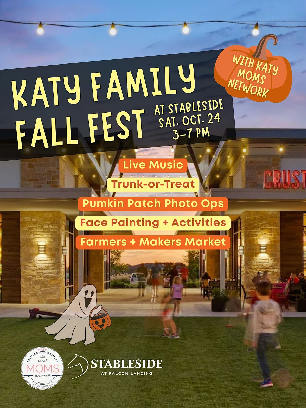 Katy Family Fall Fest at Stableside, Katy on 24th October, 2026