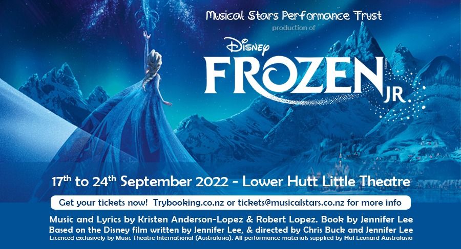 Frozen Jr | Lower Hutt Little Theatre | September 17 to September 24