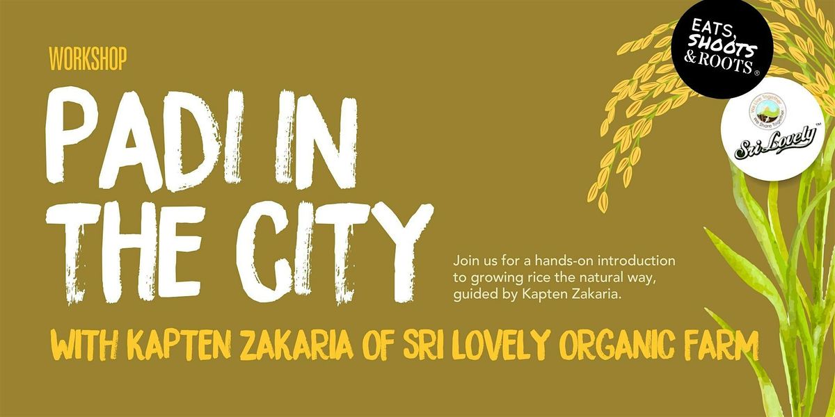 Workshop: Padi in the City with Kapten Zakaria of Sri Lovely Organic Farm