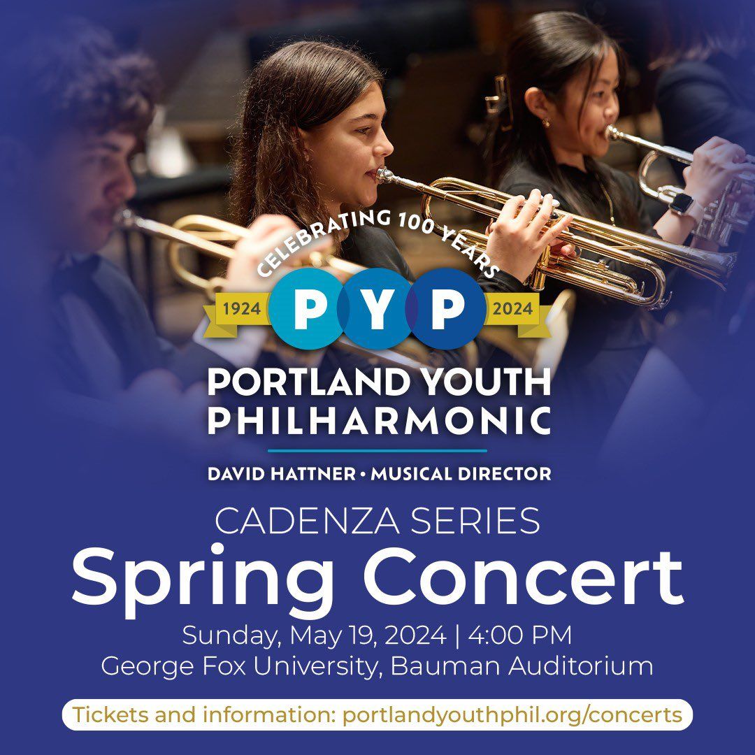 Portland Youth Philharmonic - Cadenza Series - Fall Concert at Arlene Schnitzer Concert Hall