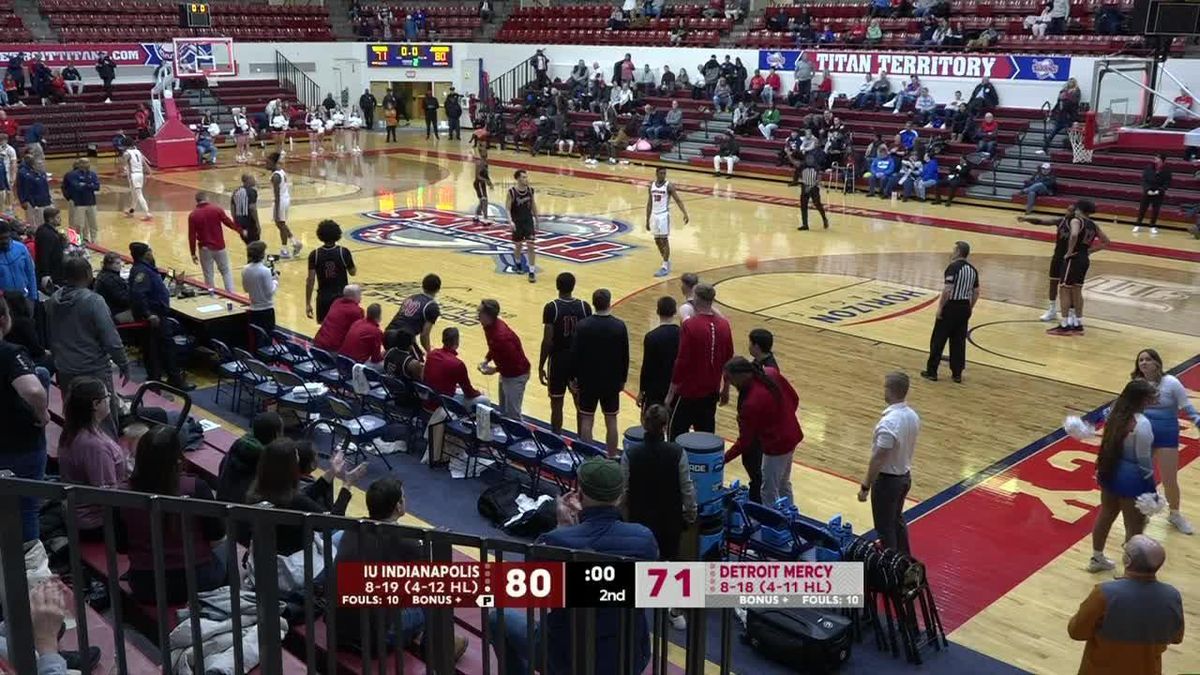 IU Indianapolis Jaguars at Detroit Mercy Titans Mens Basketball