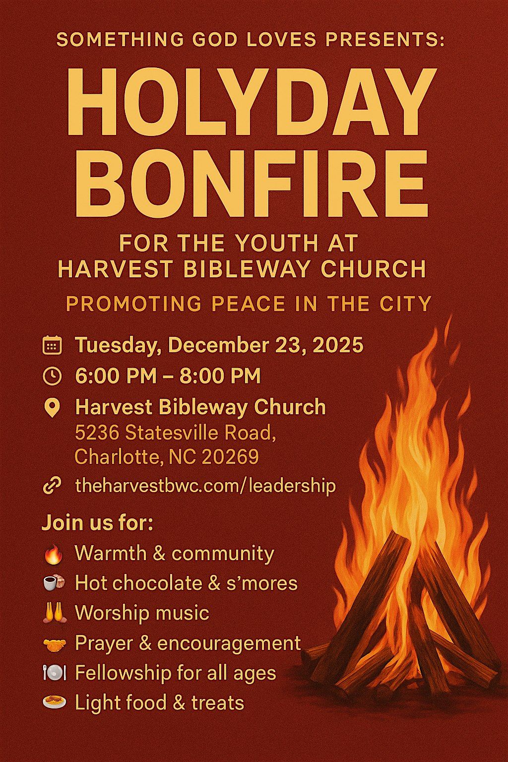 Something GOD Loves presents: Holy Bonfire