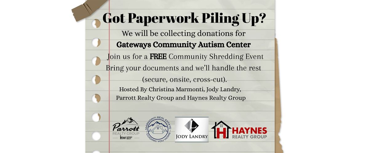 FREE Community Shredding Event