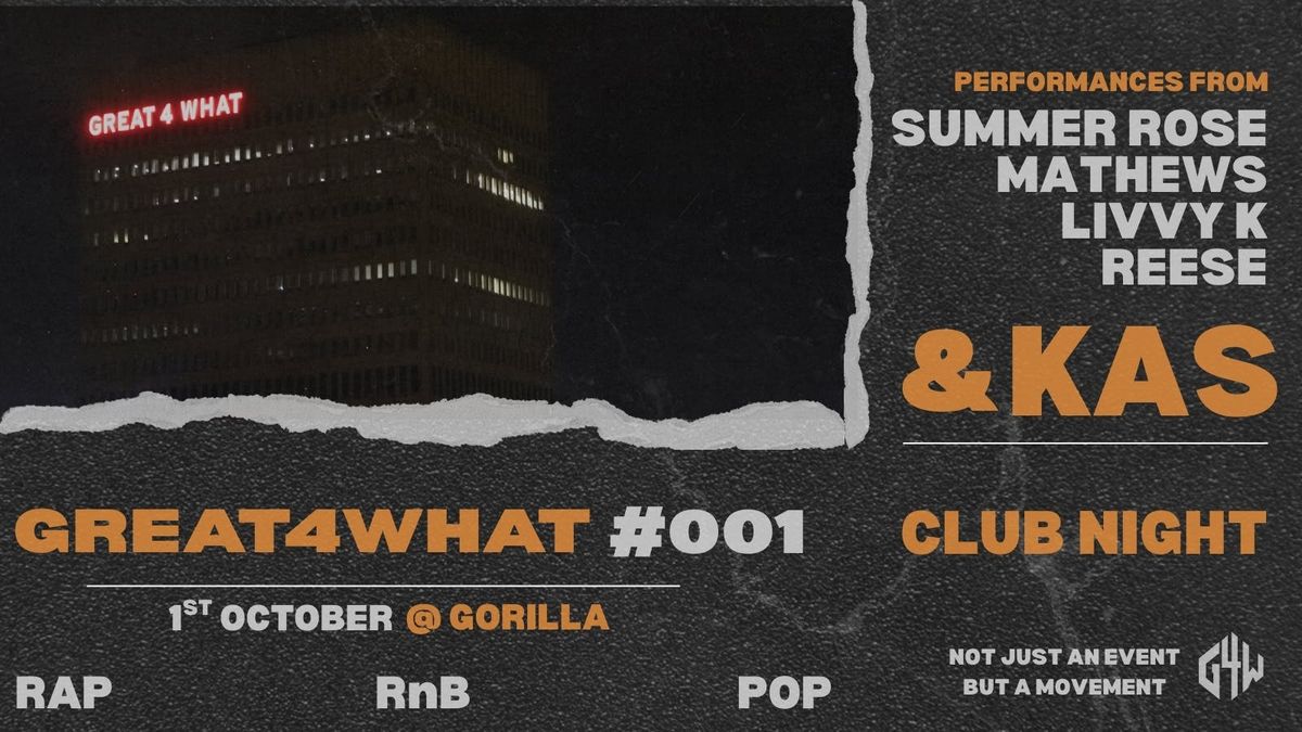 GREAT4WHAT #001