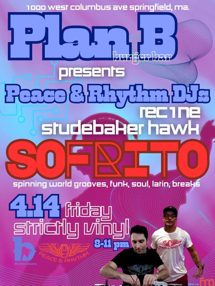 Sofrito Fridays kick off with Rec1ne & Studebaker Hawk Plan b Burger Bar (Springfield) April