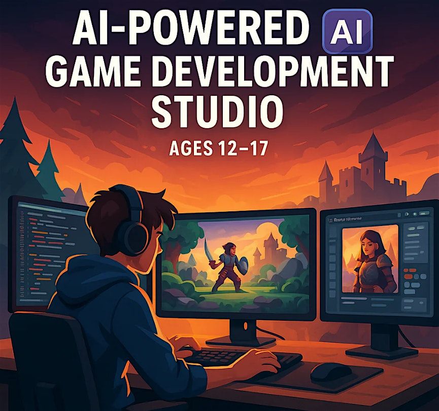 AI-Powered Game Dev Summer Camp (Ages 12-17) Woburn