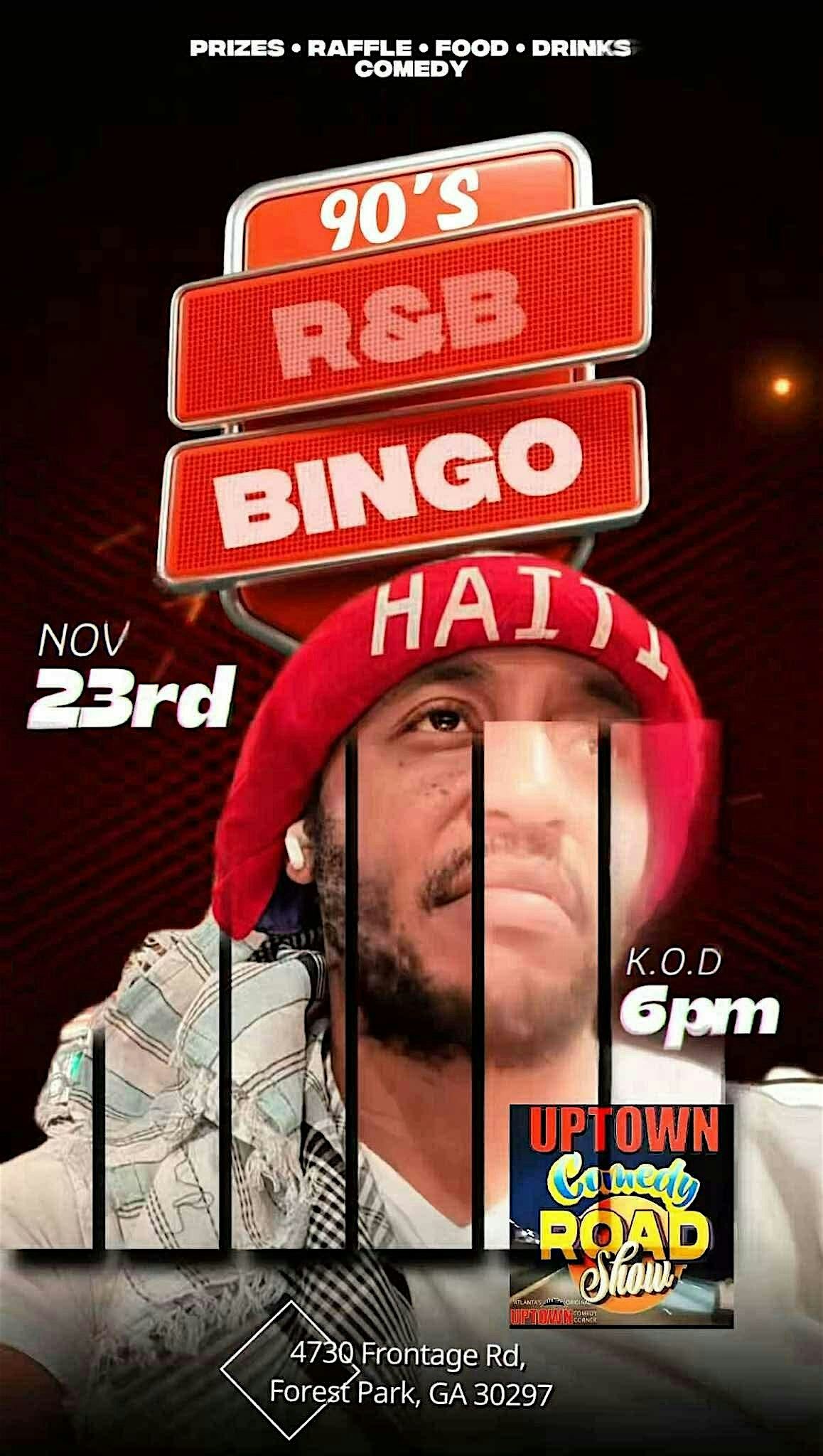 90's R & B & Bingo Party, Hosted by 4 Way Tez