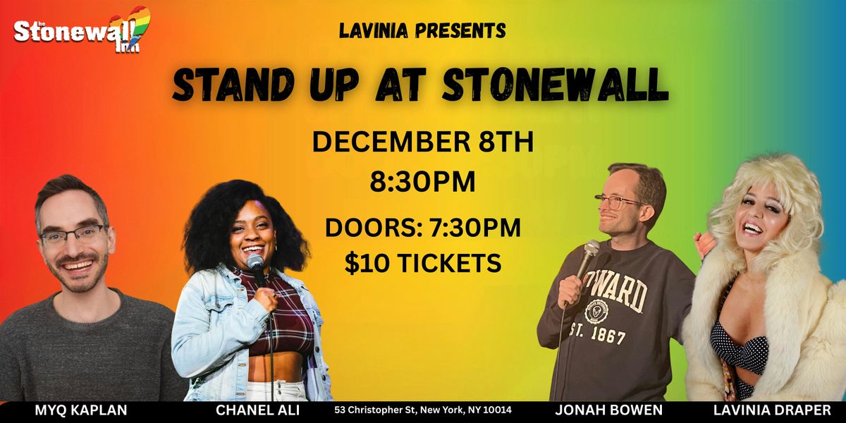 Lavinia Presents: Stand Up At Stonewall