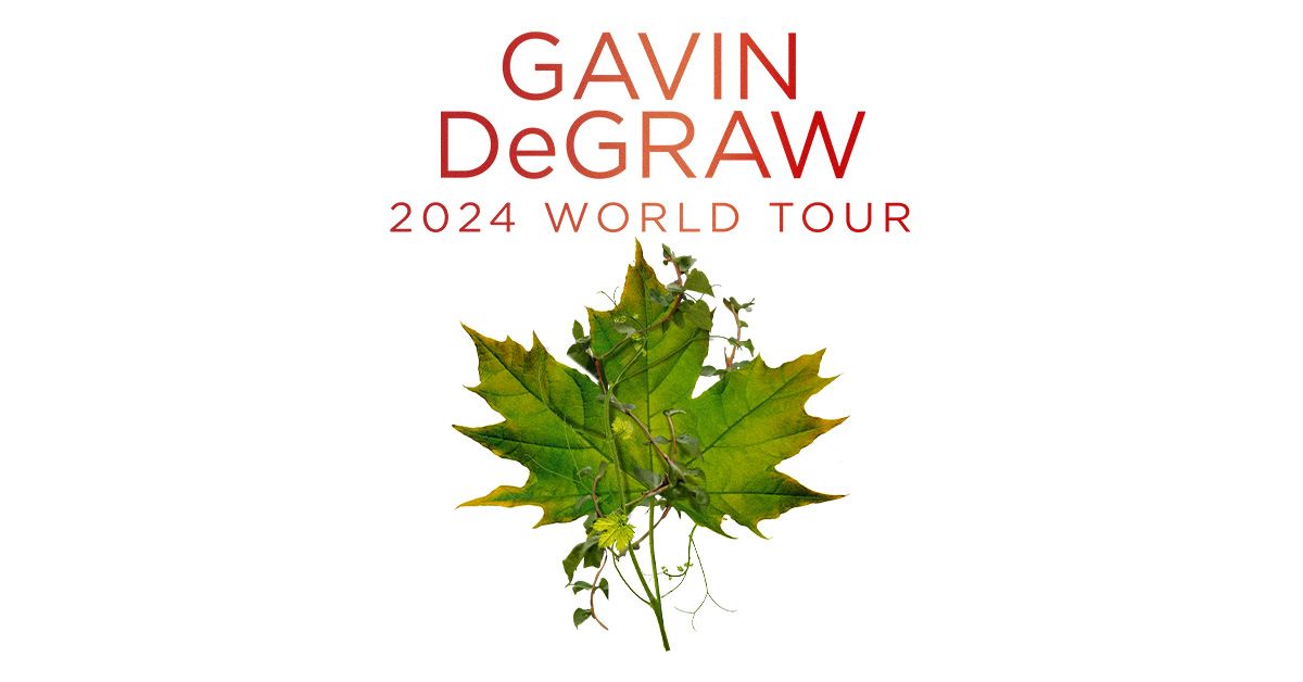 GAVIN DeGRAW 2024 World Tour Alcatraz Milano October 18, 2024